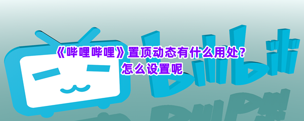 《哔哩哔哩》置顶动态有什么用处？怎么设置呢