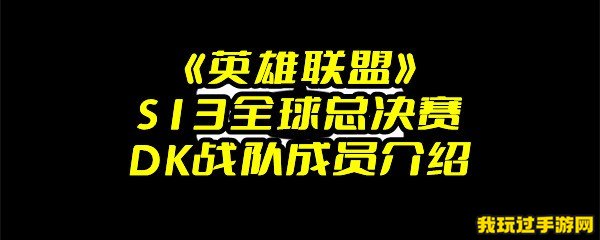 《英雄联盟》S13全球总决赛DK战队成员介绍