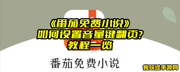 《番茄免费小说》如何设置音量键翻页？教程一览