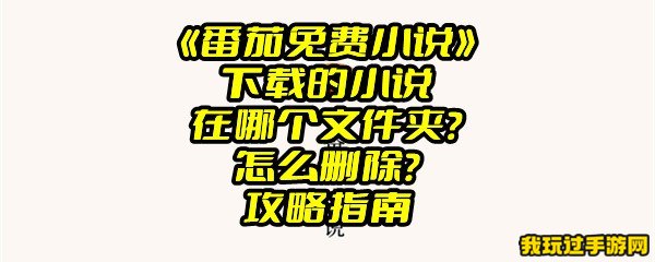 《番茄免费小说》下载的小说在哪个文件夹？怎么删除？攻略指南