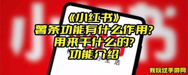 《小红书》薯条功能有什么作用？用来干什么的？功能介绍