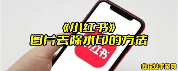 《小红书》图片去除水印的方法