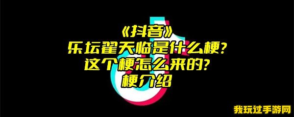 《抖音》乐坛翟天临是什么梗？这个梗怎么来的？梗介绍