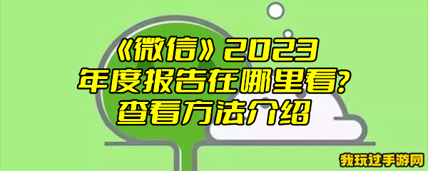 《微信》2023年度报告在哪里看？查看方法介绍