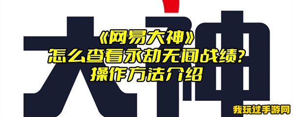 《网易大神》怎么查看永劫无间战绩？操作方法介绍