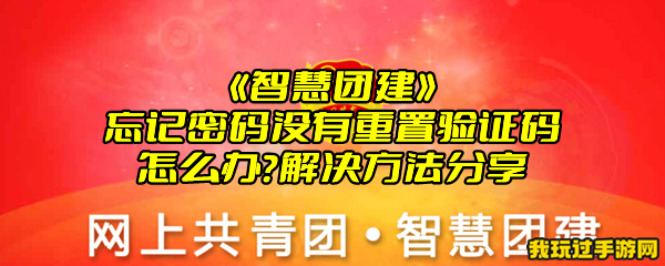 《智慧团建》忘记密码没有重置验证码怎么办？解决方法分享