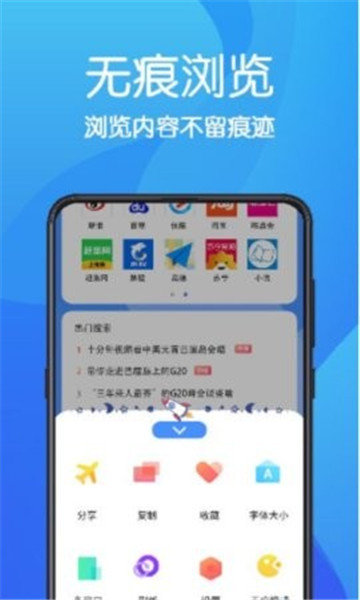 AR无痕浏览器软件截图