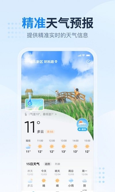 2345天气预报软件截图