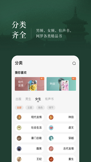 番茄小说app软件截图