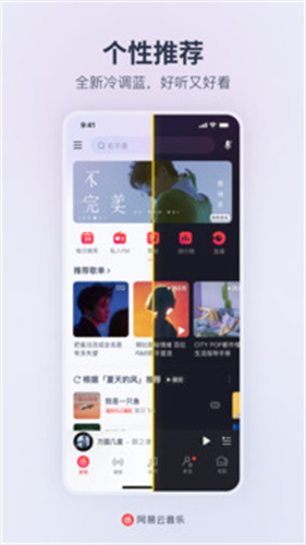 网易云音乐网页版软件截图