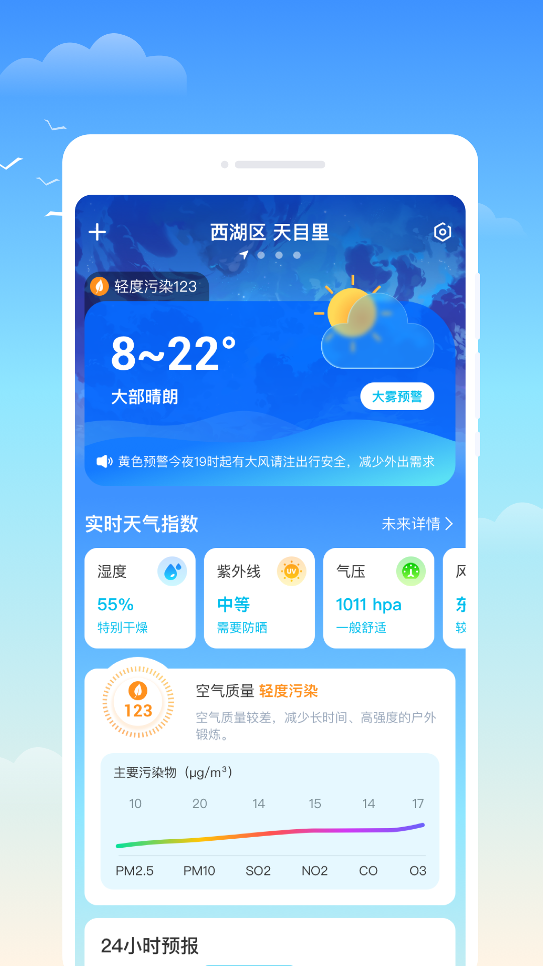 什锦天气软件截图